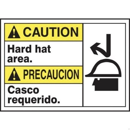 Accuform BILINGUAL ANSI CAUTION VISUAL ALERT MTAS600XT MTAS600XT